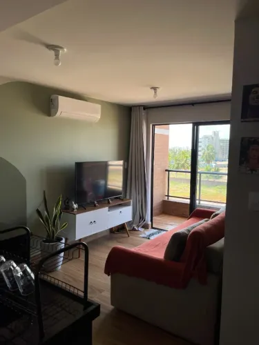 Lindo Apartamento Mobiliado com Piscina | Academia | Ar-condicionado - Perto da Praia