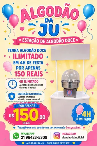 Estação de algodão doce