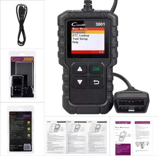SCANNER Creader 3001 ASTRA HONDA COROLLA CELTA GOL PALIO ONIX PRISMA L200