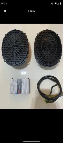 Vendo Kit Som Com 2 Alto Falante 6x9 + Módulo Taramps TL600 Completo