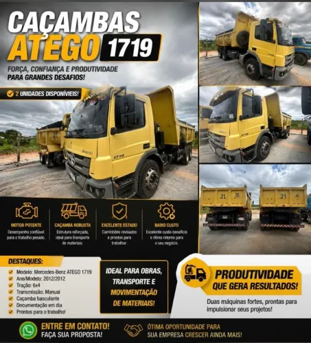 Caçamba Mercedes ATEGO 1719