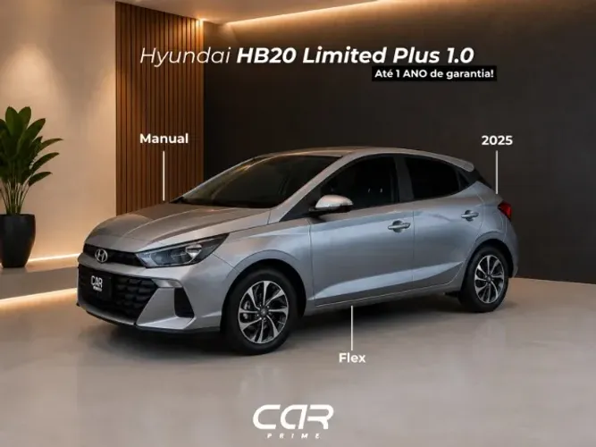 Hyundai HB20 Limited Plus1.0 Flex 12V Mec. 2025