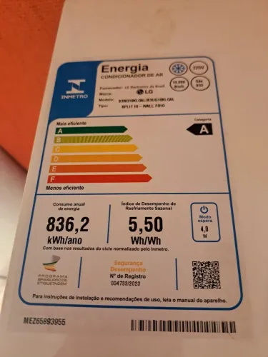 AR-CONDICIONADO LG 18.000 BTUs - ÓTIMO ESTADO