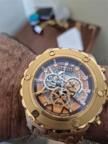 Relogio Invicta subaqua squeleto 52mm