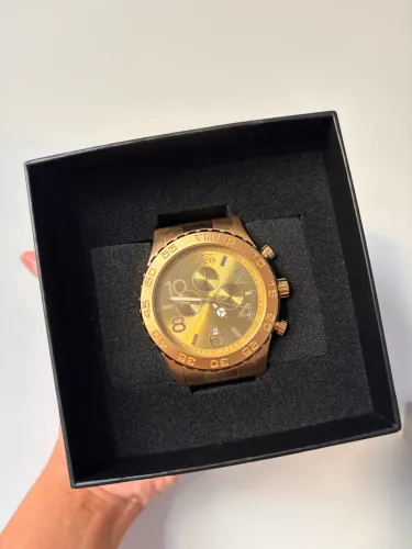 Relógio Invicta Specialty Original Dourado - Seminovo - Perfeito Estado