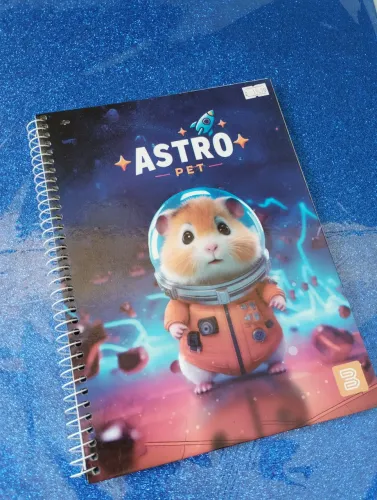 Caderno astro pet 1 matéria
