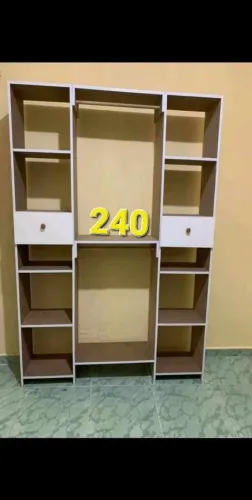 Mini closet em mdf com duas gavetas