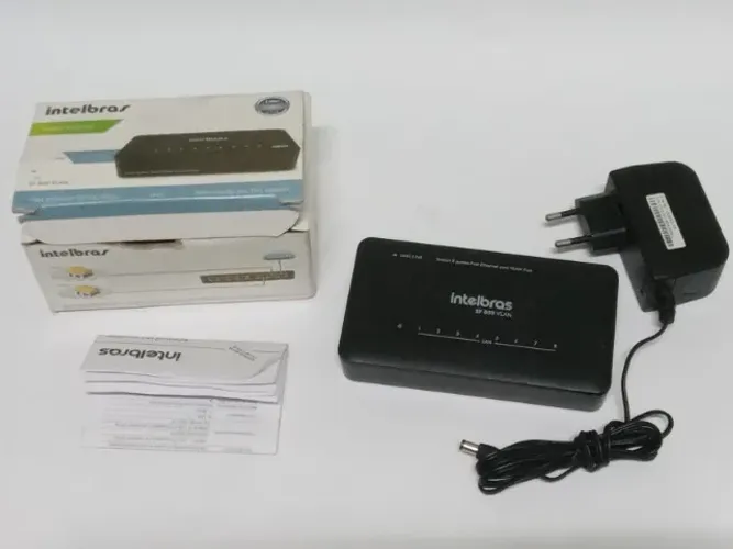 Switch 8 portas 10/100mbps - Intelbras - SF 800VLAN