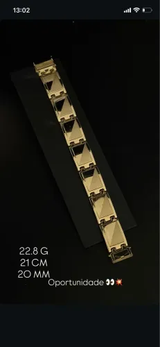 Bracelete ouro 18k