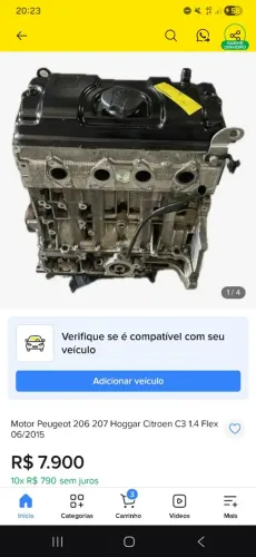 Motor peugeot 1.4