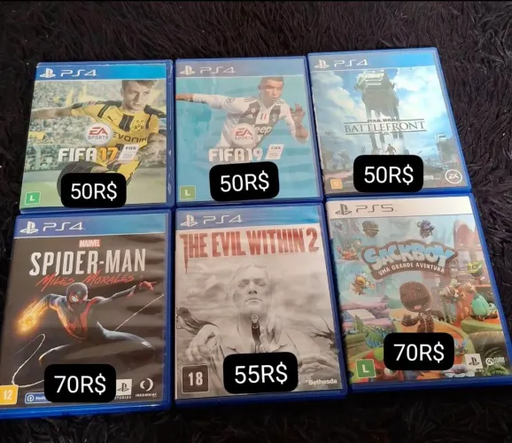 Jogos ps4 
