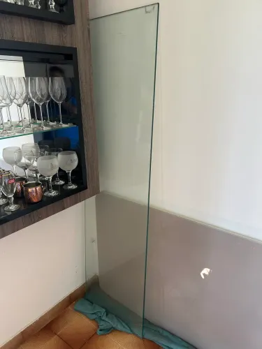 TAMPO DE MESA DE VIDRO TEMPERADO TRANSPARENTE