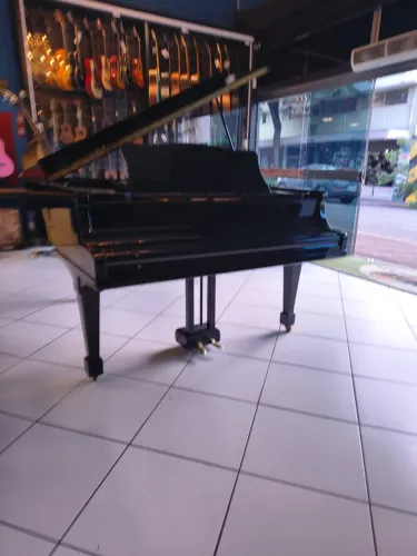 Piano acustico de cauda Essenfelder usado Mixer Instrumentos Musicais