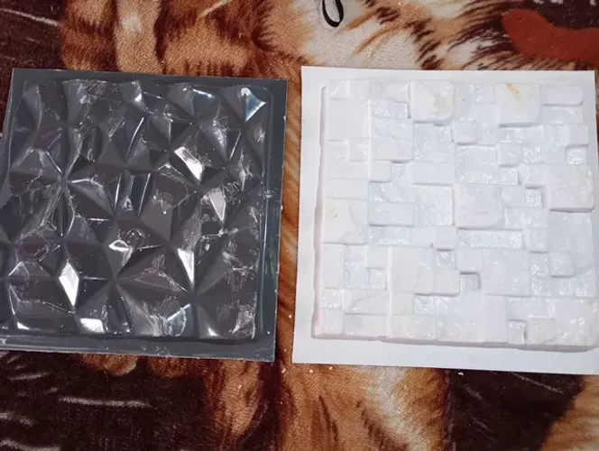 Forma de gesso 3 D
