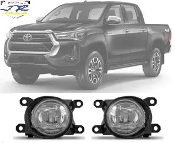 Par Farol Milha Hilux Srv 2020 2021 2022 2023 Auxiliar Neblina