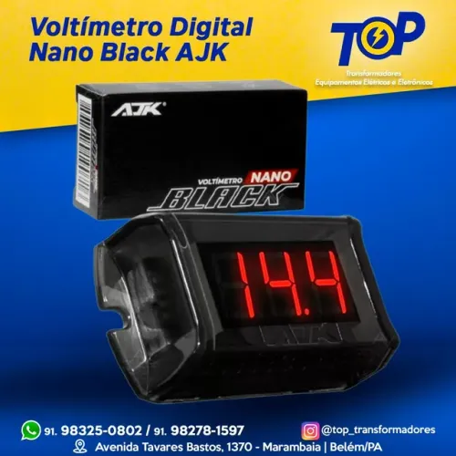 Voltímetro Nano Black AJK