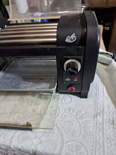 Forno elétrico funcionando 