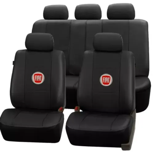 capa para Banco de Couro Preto para Fiat Uno/Palio