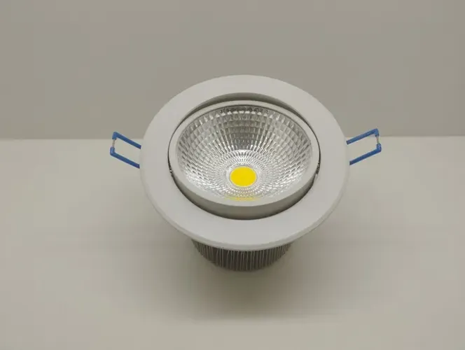 Kit 10 - Spot LED 15w 2700k ou 18w 4000k Redondo Alumínio 