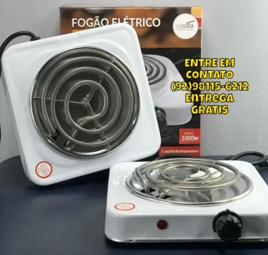 Fogão 1 Boca Esquenta Rápido- Entregas 9h as 22h