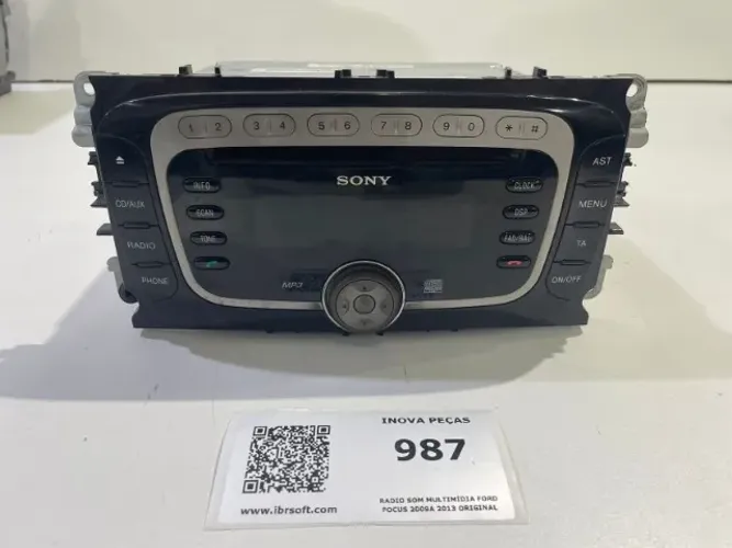 Radio Som Multimídia Ford Focus 2009a 2013 Original