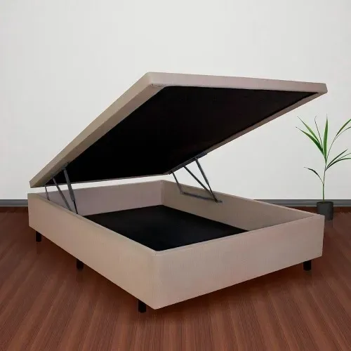 Cama box bau casal padrão 1.38 x 1.88cm