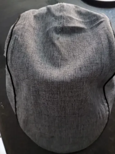 Boina masculina cinza