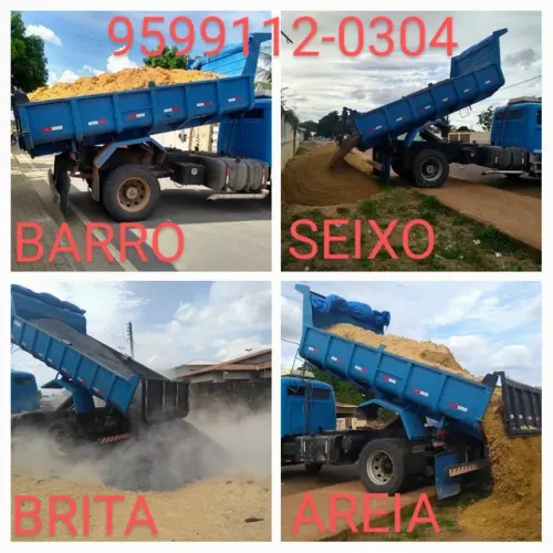 Barro Seixo Brita Areia Cimento Tijolo 