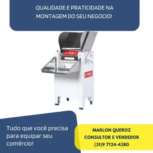 Cilindro de Massas G-Paniz 50 CM 2 motores Novo