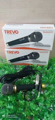 Microfone Dinâmico Supercardioide Trevo - Modelo 618