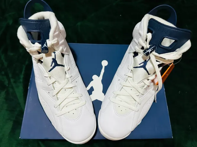 Tênis NIKE AIR JORDAN 6 Midnight Navy Novo Original