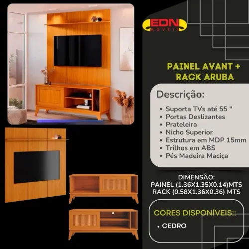 Painel e rack