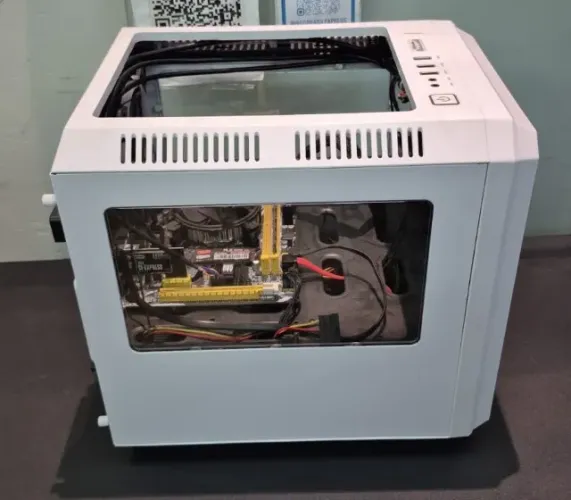 Computador Desktop NVMe 512GB Gabinete Branco LED