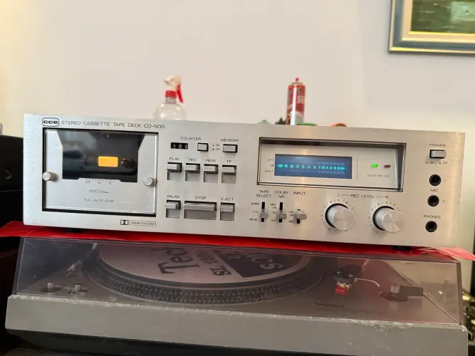  CCE Tape Deck  CD-500 detalhes