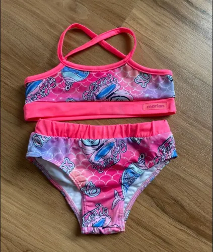 Conjunto de biquíni infantil tam 3