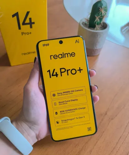 REALME 14 PRO + 5G 512GB/12GB - Versão global + Entrega Grátis 