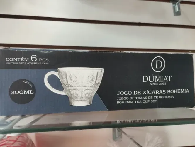 Jogo de Xícaras Bohemia 200ml - 6 Unidades | DUMIAT
