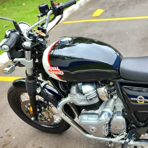 Royal Enfield Interceptor 650 2025 - Black Pearl - Único Dono - 3.300 km - Abaixo da FIPE
