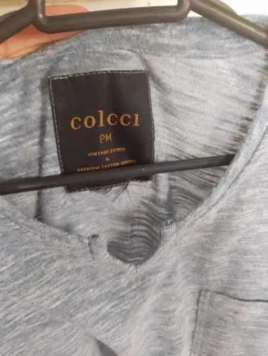 Camiseta Colcci Vintage Denim - Tamanho PM