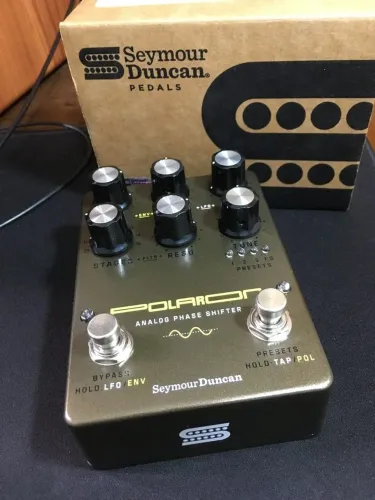Pedal Phaser Polaron Seymour Duncan (Com presets, 16 estágios, LFO e Envelope)