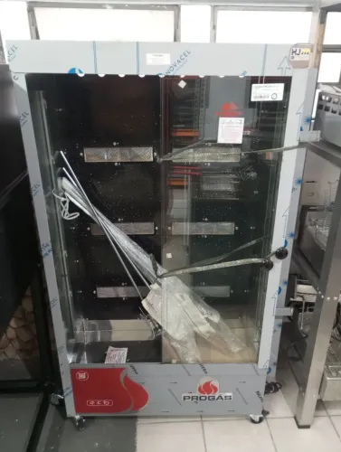 NZ. Máquina de assar frango 6 espetos 70kg PROGÁS