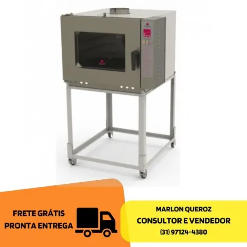 Forno 5 Esteiras Progas Bivolt a Gás Novo