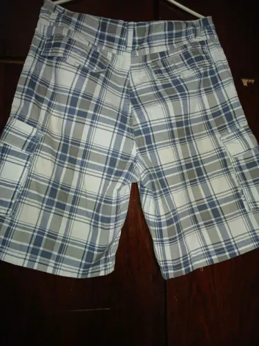 Bermuda xadrez masculino