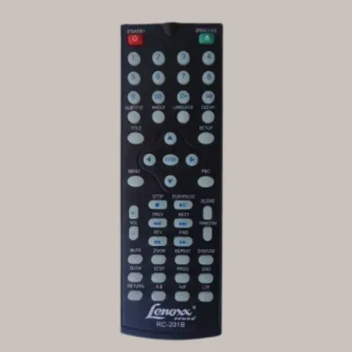 Controle Remoto Dvd Lenoxx Dv-441 Rc-201c (original Lenoxx) Preto