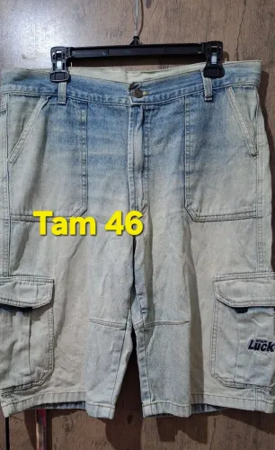 Bermuda jeans masculina Tam 46