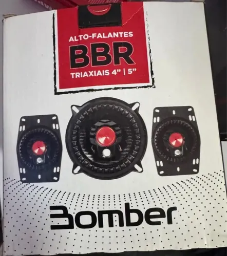 Alto-Falantes Bomber BBR Triaxiais 5 Polegadas 100W RMS