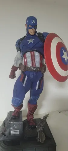 Captain America 1/4 Sideshow 