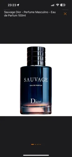 Perfume Masculino Sauvage Dior - Eau de Parfum 100ml 