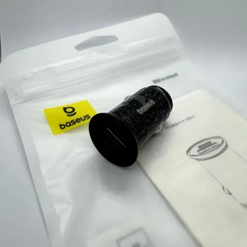 Carregador Veicular 30W da Baseus, novo!