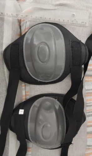Par de cotoveleira joelheira para patins skate bike